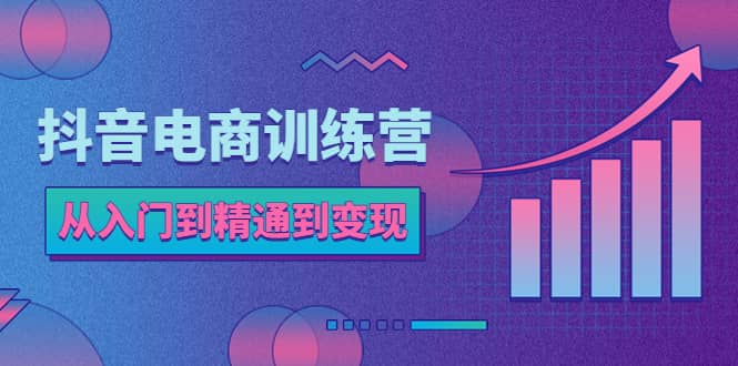 抖音电商训练营：从入门到精通，从账号定位到流量变现，抖店运营实操-疯来资源