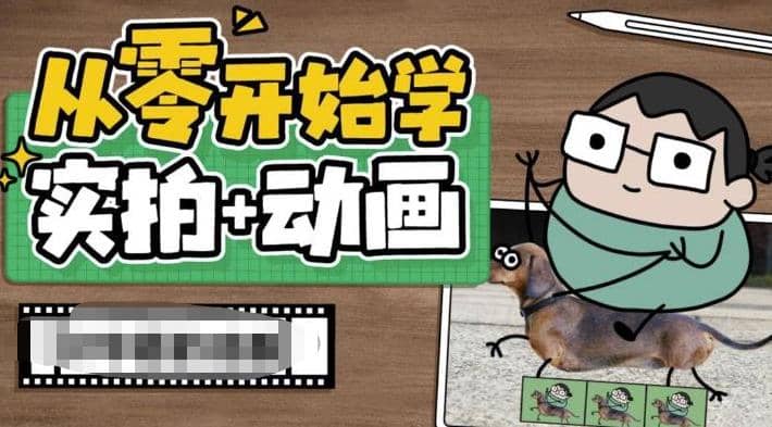 从零开始学实拍加动画，实拍加动画创意教程（49节视频课）-疯来资源