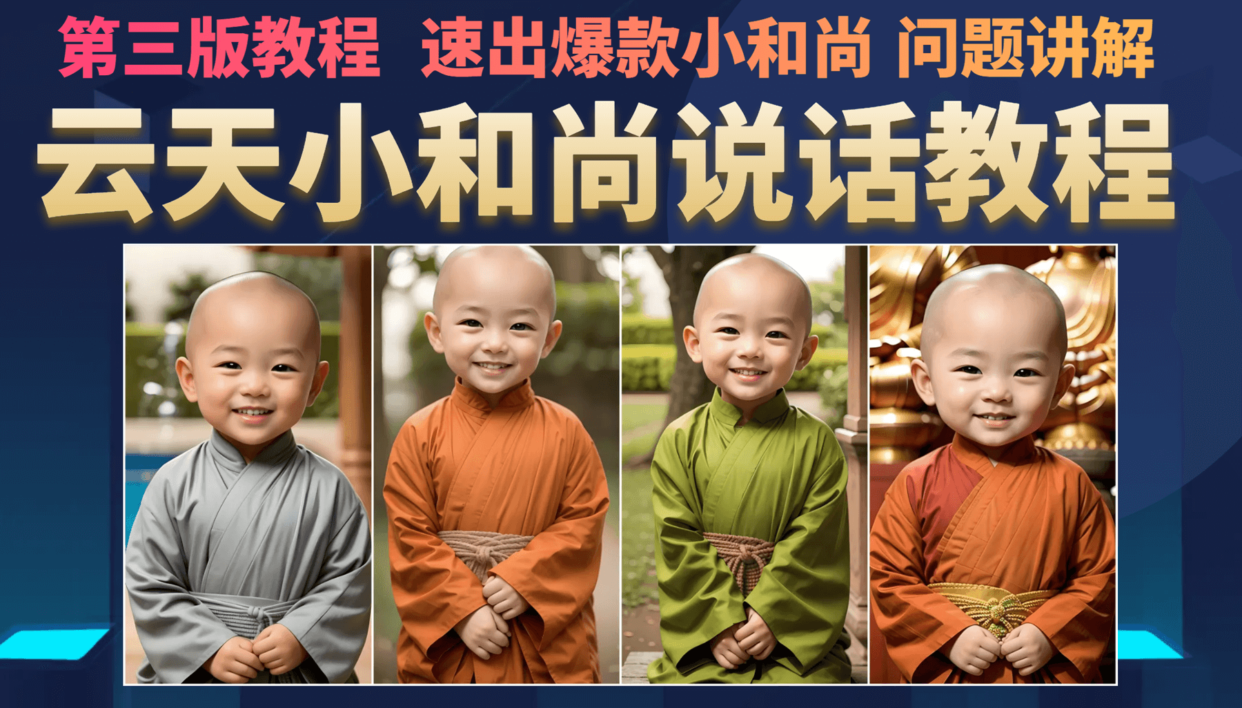 云天小和尚会说话，7天万粉（第3版教程）-疯来资源