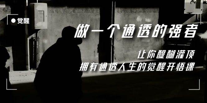觉醒-做一个通透强者，让你醍醐灌顶，拥有通透人生，掌握强大的秘密-疯来资源
