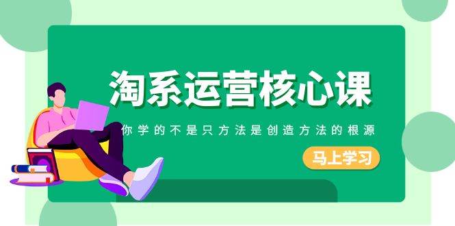 淘系-运营核心课，你学的不是只方法是创造方法的根源（190节课）-疯来资源