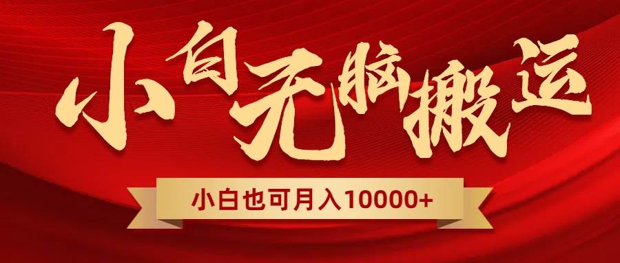 无脑搬运视频，全新平台独占玩法，一个账号每天1000+，多账号轻松扩张！-疯来资源