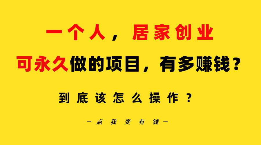 一个人，居家创业：B站每天10分钟，单账号日引创业粉100+，月稳定变现5W…-疯来资源