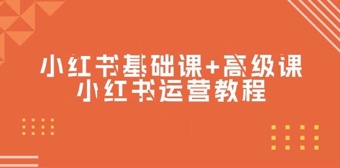 小红书基础课+高级课-小红书运营教程（53节视频课）-疯来资源