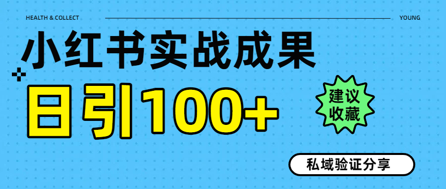 实战成果！小红书图文引流日引100+私域流量经验分享-疯来资源